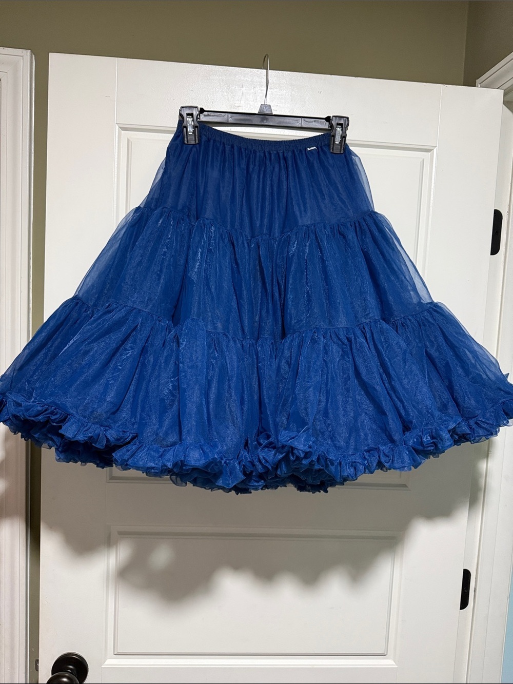 Sam's 835 Blue Square Dance Crinoline Slip Size M petticoat dancing vintage 50’s